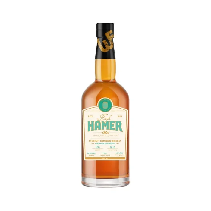Old Hamer – Hugh Hamer Small batch Straight Bourbon Whiskey Rum Finish
