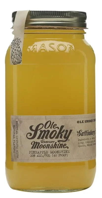 OLE SMOKY MOONSHINE PINEAPPLES W/PINA 750 ml