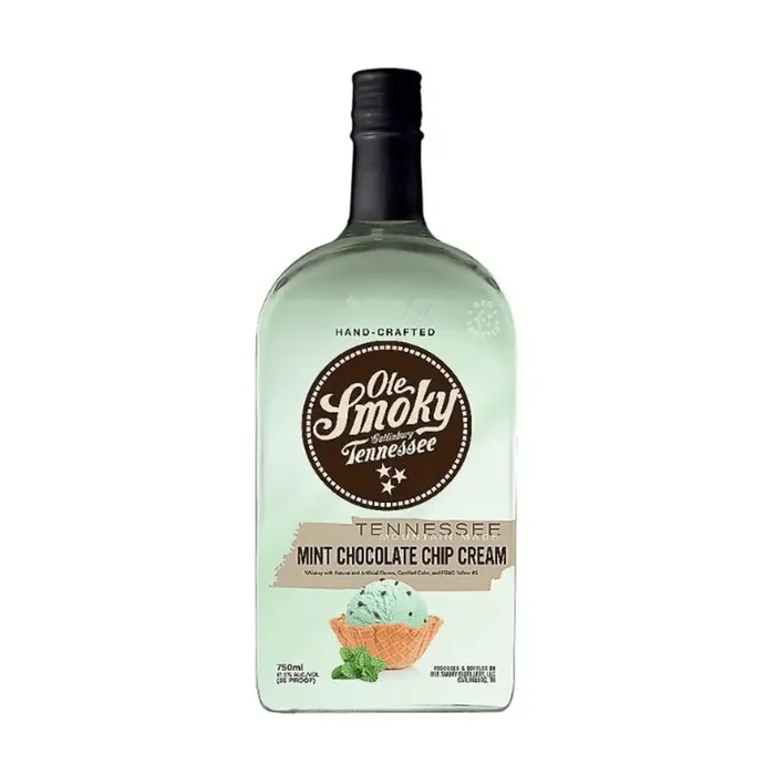 Ole Smoky Tennessee Whiskey Mint Chocolate Chip Cream 750 ML
