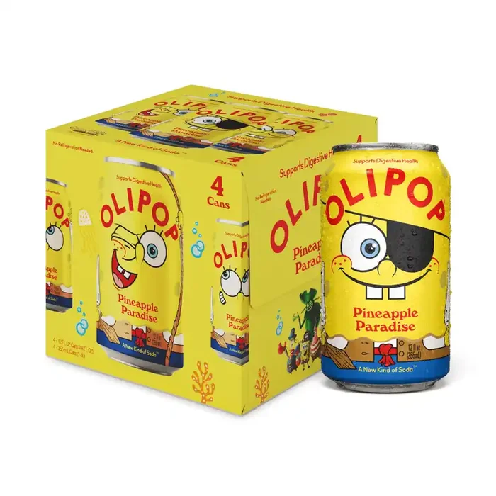 Olipop Spongebob Pineapple 12oz Can