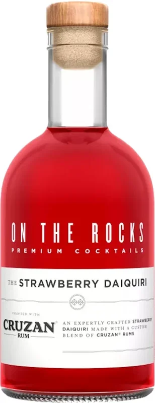 On The Rocks Cruzan Strawberry Daiquiri 375ml
