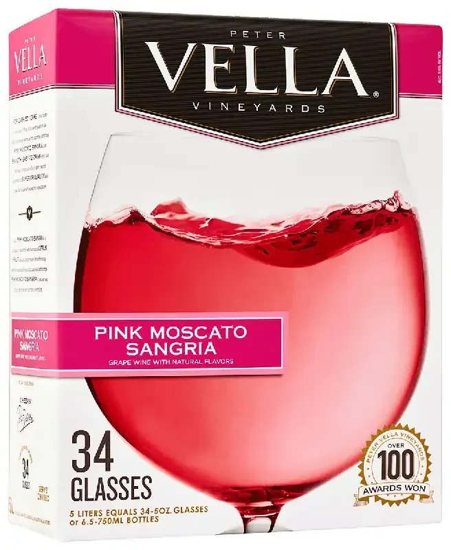 Peter Vella Pink Moscato Sangria