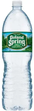 POLAND SPRING 100 Percent Natural Spring Water Plastic Bottle 1.5 liter