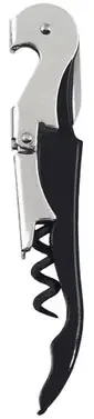 Premium Wine Bottle Opener with Double Lever and Foil Cutter