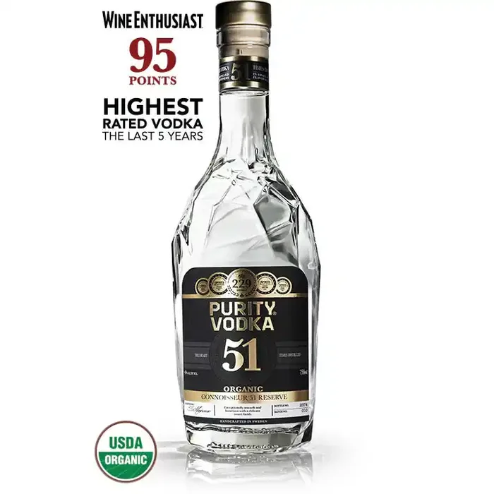 Purity Connoisseur 51 Reserve Organic Vodka 750ml