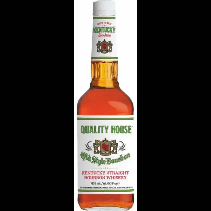Quality House Bourbon White Label 80 Proof 1 L