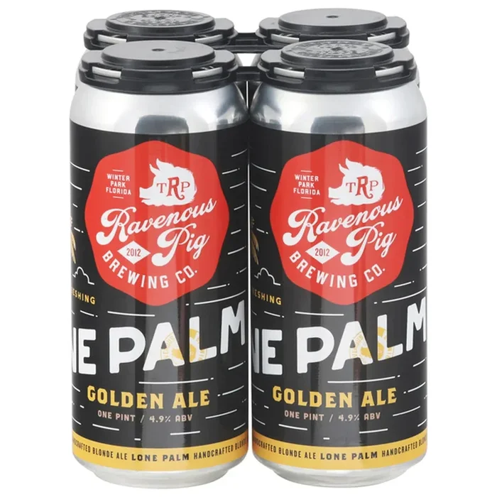 Ravenous Pig Lone Palm Golden Ale 4pk Cn