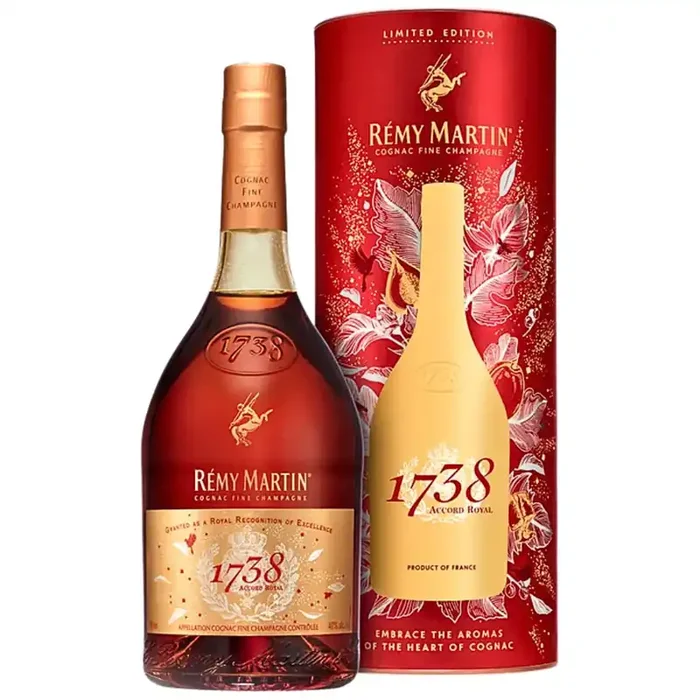 Remy Martin 1738 Accord Royal ‘Heart Of Cognac‘ Gift Pack 2025 Holiday Collection 750ml