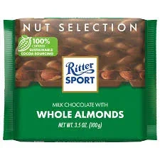 Ritter Sport Milk Chocolate with Almonds