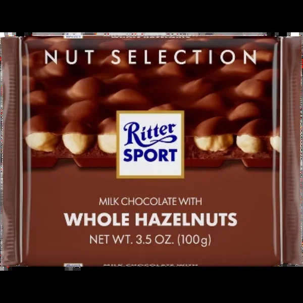 Ritter Sport Milk Chocolate with Hazelnuts