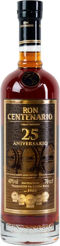 Ron Centenario Rum Gran Reserva 25 Aniversario 750ml