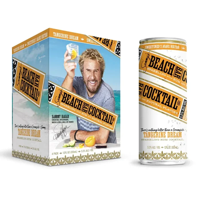 Sammys Beach Cocktail Tangerine Dream 4pk Cn
