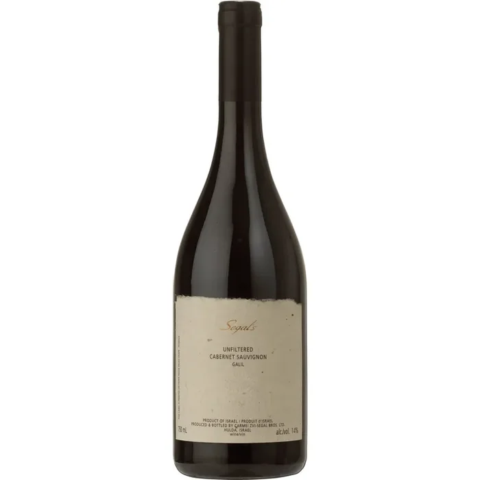 Segal Galilee Cabernet Sauvignon Unfiltered Mev