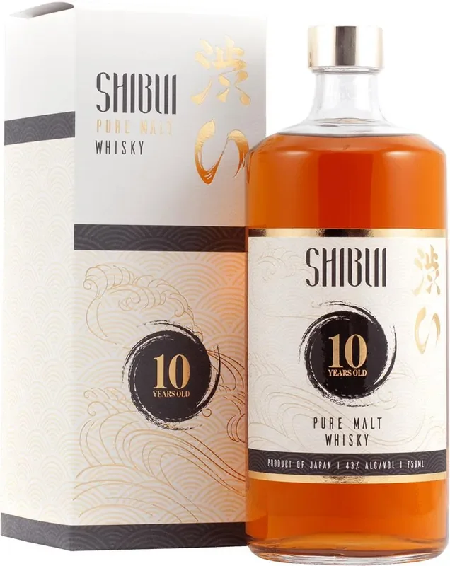 Shibui 10 Years Old Nokoribi Kara Lightly Peated Pure Malt Whiskey 750ml