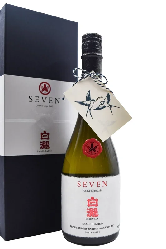 Shirataki Seven Junmai Ginjo 60% Sake