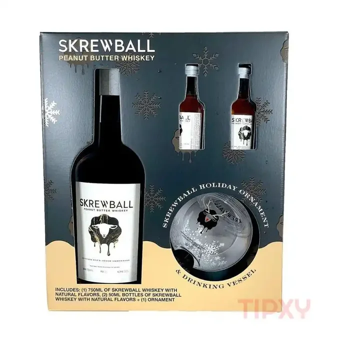 Skrewball – Peanut Butter Whiskey Holiday Gift Set