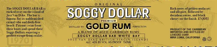 Soggy Dollar Gold Rum 750 ml