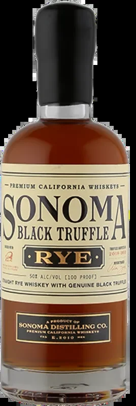 Sonoma Distilling Black Truffle Straight Rye Whiskey