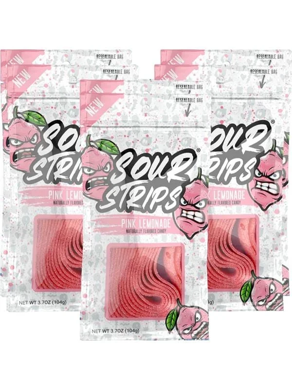 Sour Strips Pink Lemonade