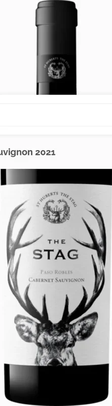 St. Huberts The Stag Cabernet Sauvignon 2022 750ml