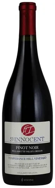 St. Innocent Pinot Noir Temperance Hill 2015 750ml