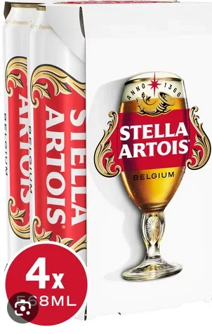 Stella Artois 4pk 16oz