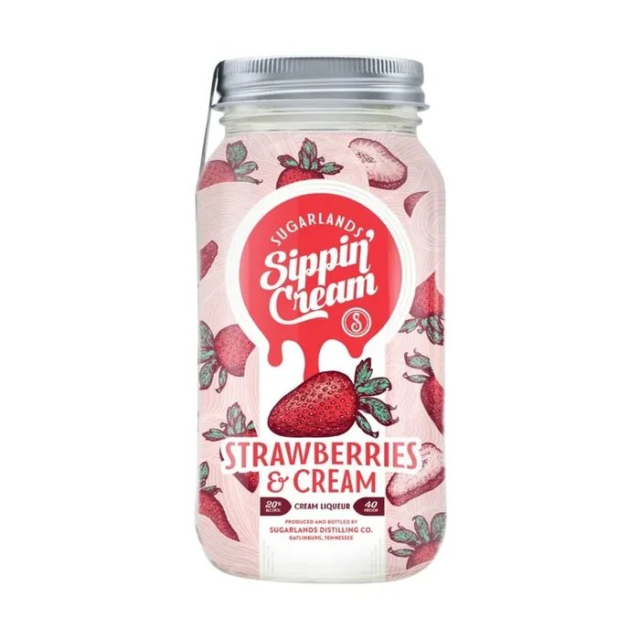 Sugarlands – Strawberries & Cream Sippin’ Cream Liqueur
