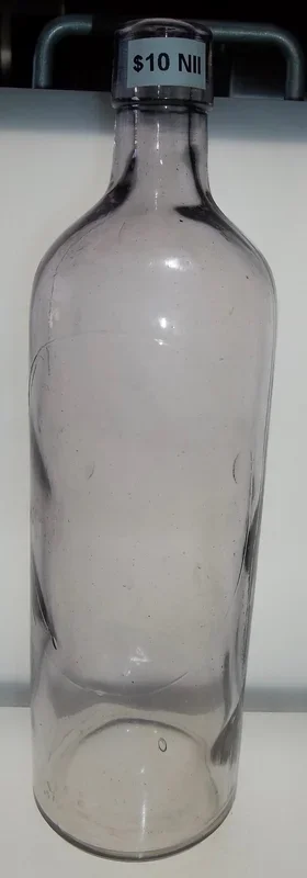Sun Colored Amethyst Malt Whiskey Bottle