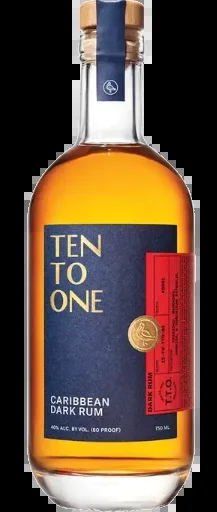 Ten To One Caribbean Dark Rum 750 ML