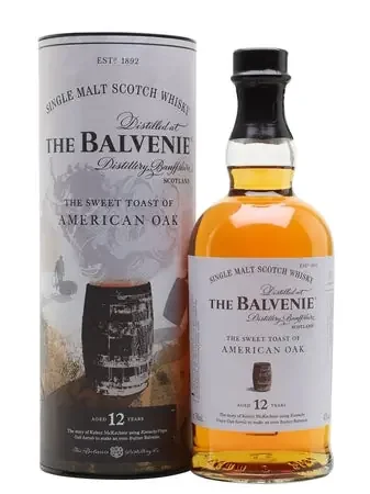 The Balvenie Scotch Single Malt 12 Year The Sweet Toast Of American Oak 750ml