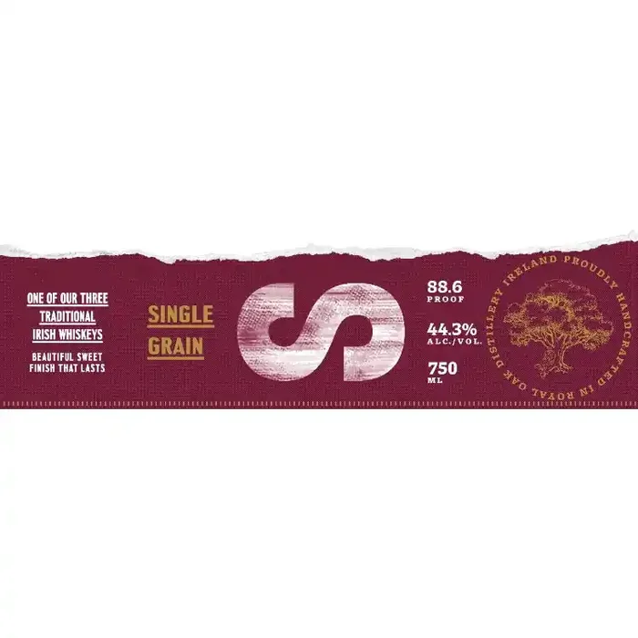 The Busker Single Grain Irish Whiskey 750ml