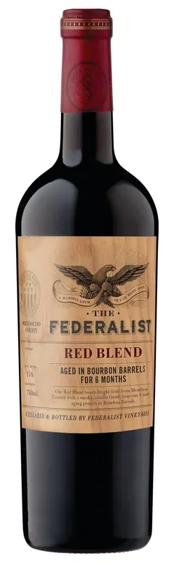 The Federalist Red Blend Bourbon-Barrel Aged 2017 750ml