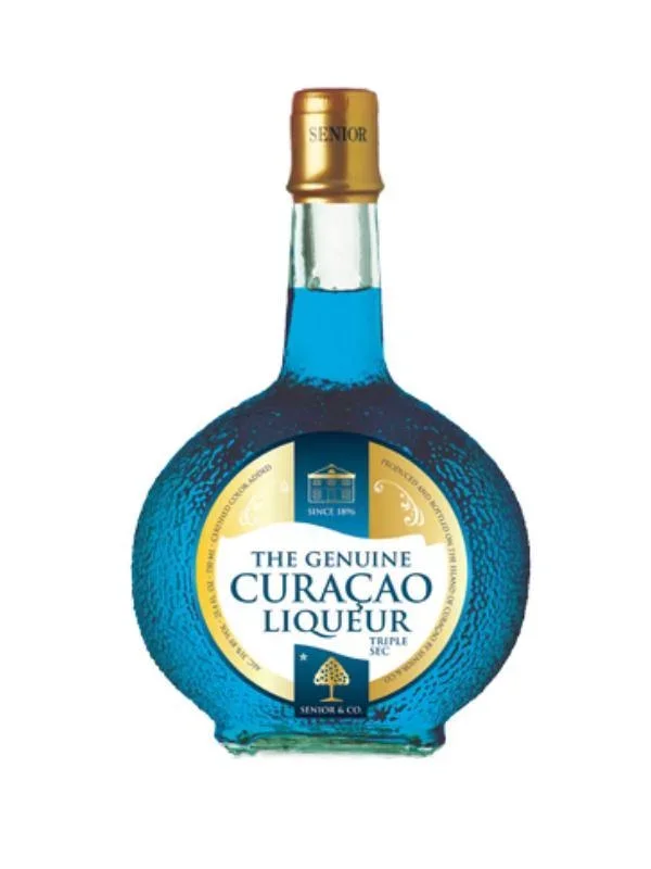 The Genuine Curacao Blue Liqueur Triple Sec