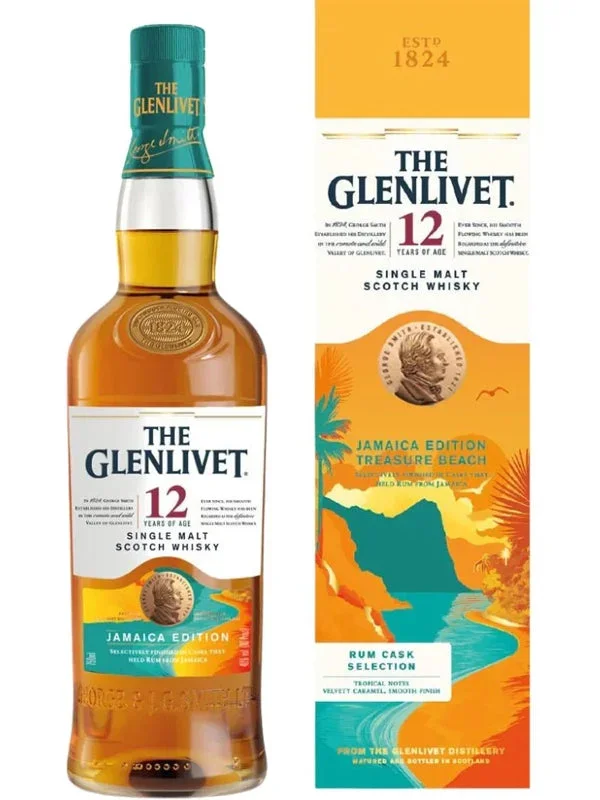 The Glenlivet 12 Year Old Jamaica Edition Treasure Beach Rum Cask Selection Scotch Whisky