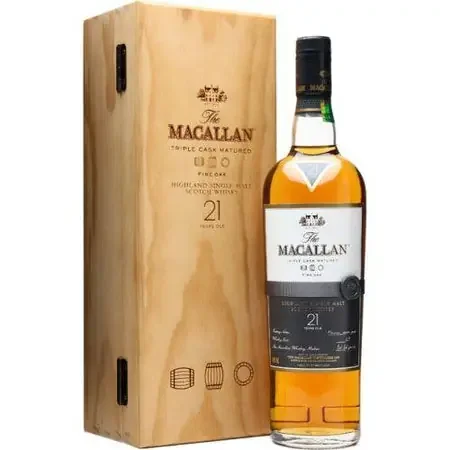 The Macallan Fine Oak Scotch Triple cask Matured 21 Year Old 750ml