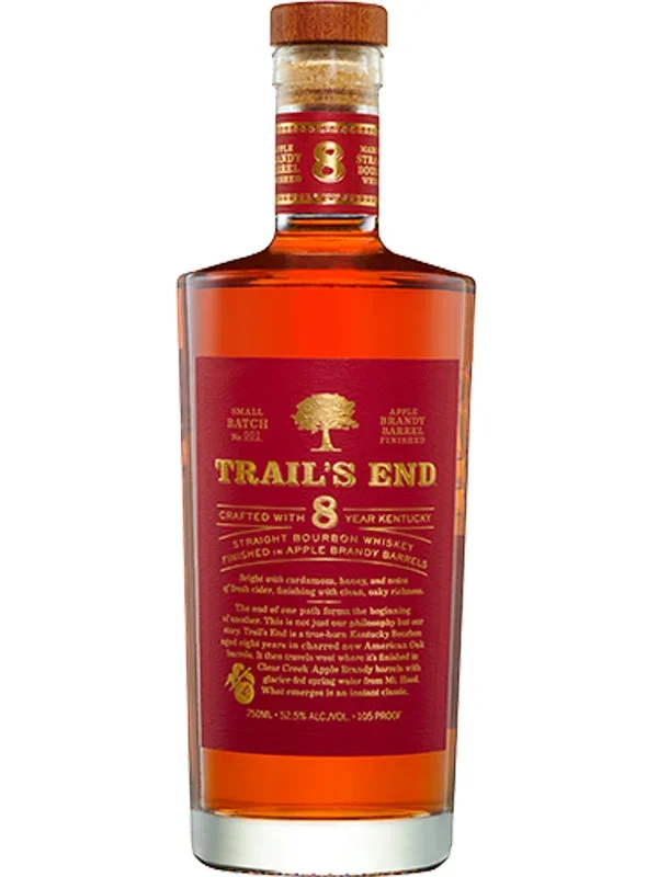 Trail’s End 8 Year Old Bourbon Whiskey Finished in Apple Brandy Barrels