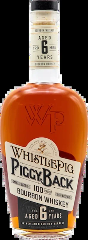 WhistlePig 6 Year Old Piggy back Straight Rye Whiskey 750 ML