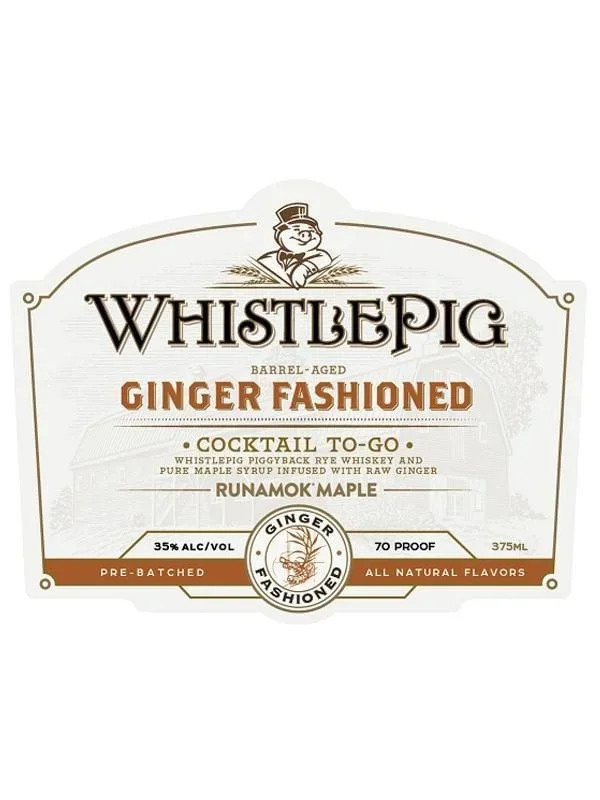 Whistlepig Ginger Fashioned Cocktail To-Go