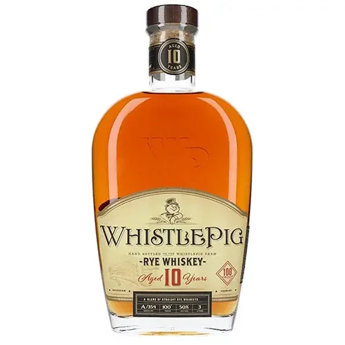 WhistlePig Rye Whiskey 10 Year Old – 750ML