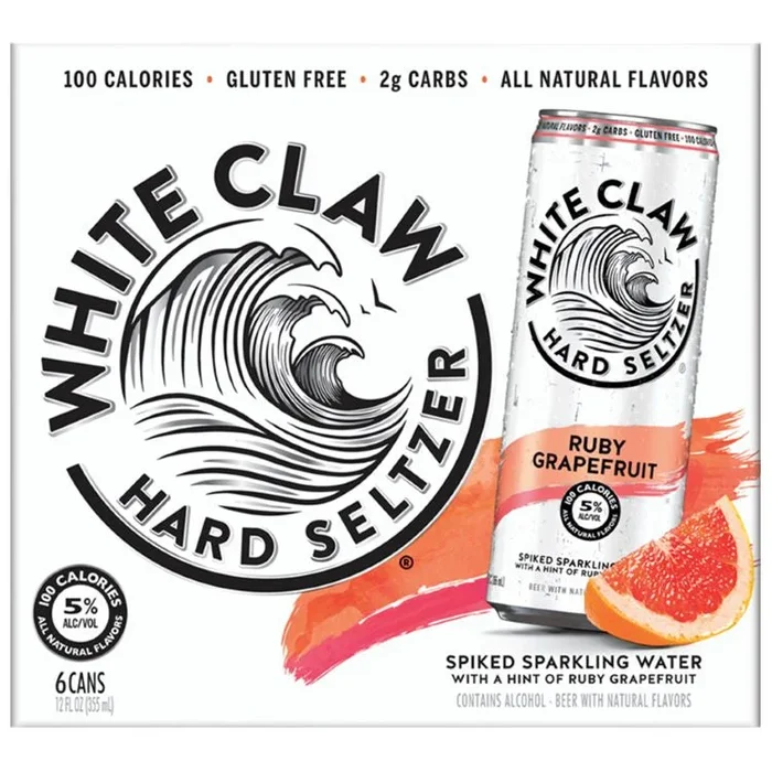 White Claw Ruby Grapefruit 6 Pack