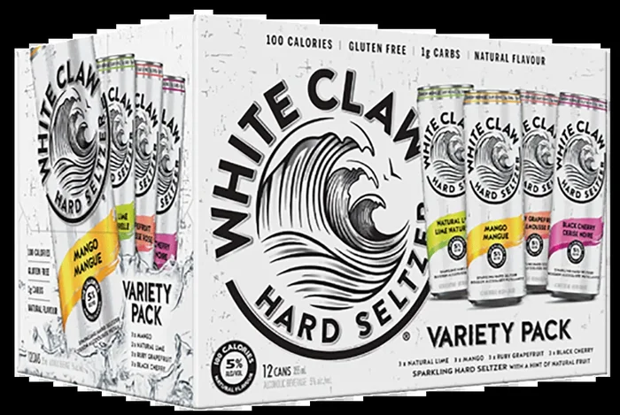 WHITE CLAW VARIETY 12 PACK