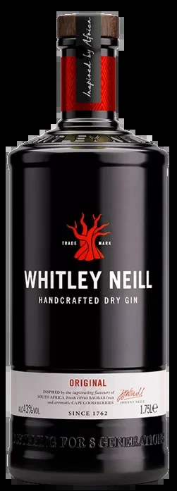 Whitley Neill Original Handcrafted Dry Gin 1.75 L