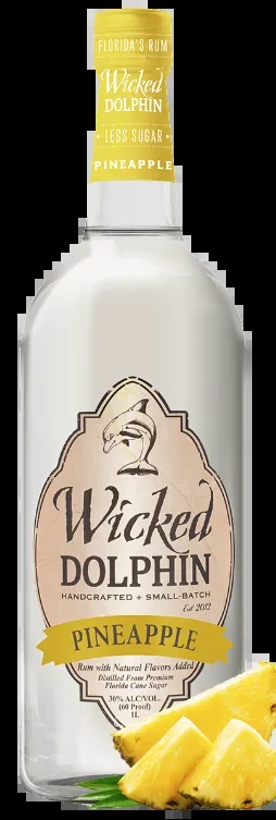 Wicked Dolphin Pineapple Rum 750 ML