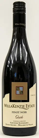 WillaKenzie Estate Pinot Noir Gisele 2015 750ml