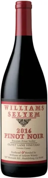 Williams Selyem Pinot Noir Olivet Lane Vineyard 2016 750ml