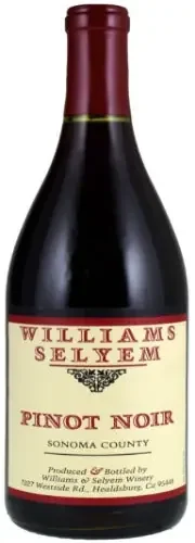 Williams Selyem Pinot Noir Sonoma County 2019 750ml
