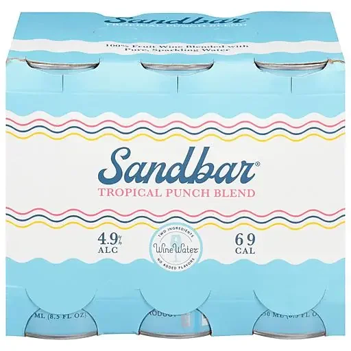 Wine Water – Sandbar Tropical Punch Blend (6 Pack)