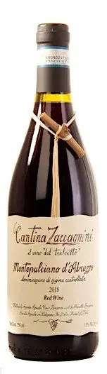 ZACCAGNINI MONTEPULCIANO RISERVA TRAY 2018 750 ml